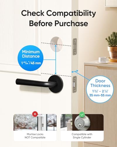 Eufy Security Smart Lock C220 with Fingerprint Entry 8-Month Battery