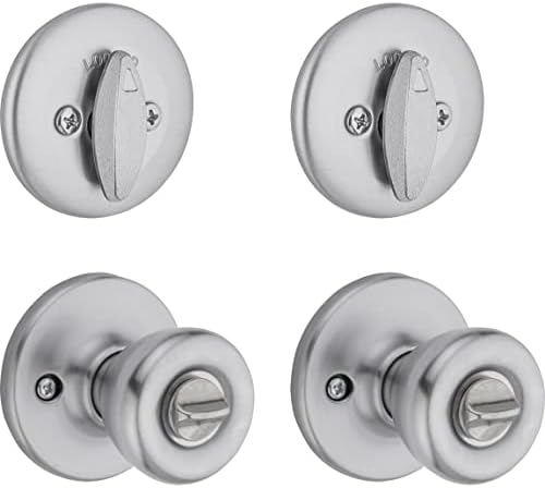 Kwikset Tylo Entry Knob and Deadbolt Set