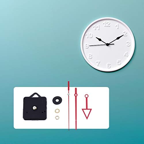 Red Clock Movement Mechanism Kit for Clock Repair and Replacement