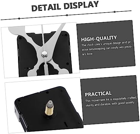 4 Set Plastic Wall Clock Hand Mechanism Kit with Fashionable Design