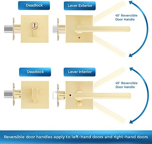 Stylish Front Door Lock Set for Security and Style