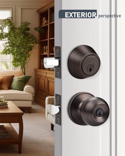Secure Entry Door Lock Set with Easy Installation