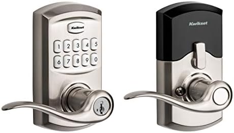 Kwikset SmartCode 917 SATIN Nickel Door Keypad Quad-Dot Security Entry