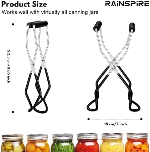 Rainspire Canning Jar Lifter Safe Canning Tool for Homeists