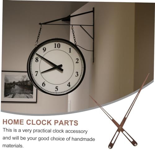 Mikikit Nordic Wooden Wall Clock Hands Replacement Set