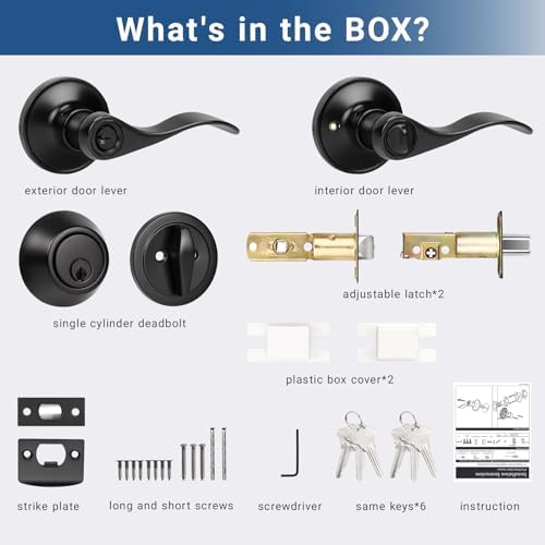 Sturdy Front Door Handle Set