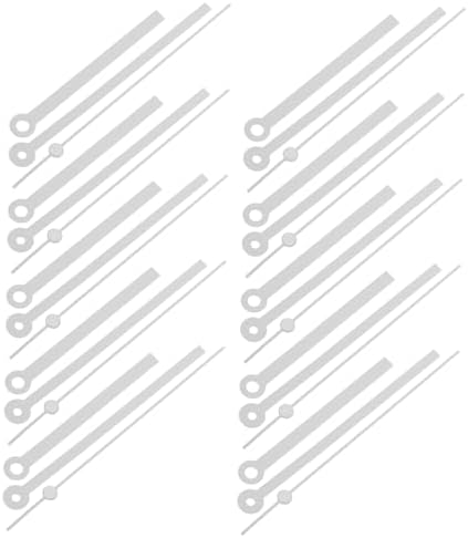 10-Piece Plastic Wall Clock Hands Kit for DIY Repair and Replacement