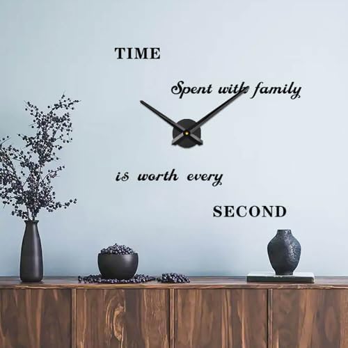 VANGOLD Large Wall Clock Decor with Mechanism