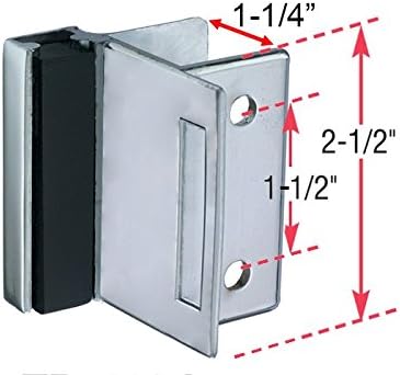 TP 1100 Toilet Partition Hinges Set with Chrome Finish