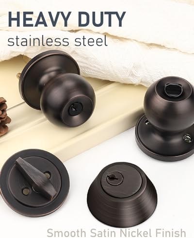 Secure Entry Door Lock Set with Easy Installation