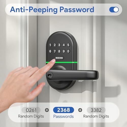 Smart Keypad Door Lock Keyless Entry for Home Car Doors