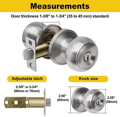 Sturdy Solid Stainless Steel Knob Set