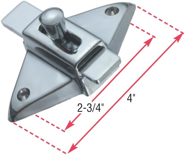 TP 1100 Toilet Partition Hinges Set with Chrome Finish