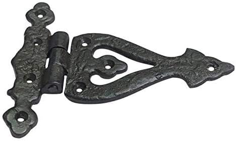 Adonai Hardware - 2-Piece Antique Cast Iron Hinges 53-inch Barn Doors
