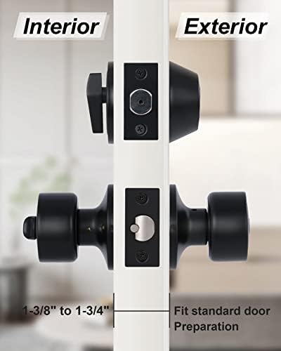 Secure and Modern Entry Door Set