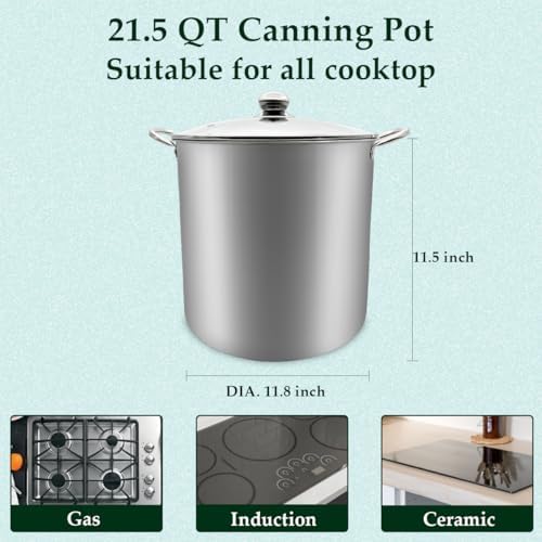 Starter Kit for Canning Beginners with Stainless Steel Tools