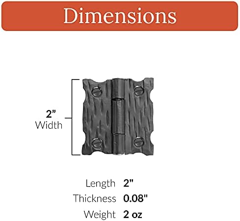 Upgrade Your Farmhouse Rustic 2-Inch Hinges for Barn Doors