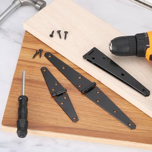 4Pcs 6 Inch Shed Door Hinges Heavy Duty Gate Hinge