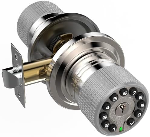 Smart Keypad Door Lock with 50 User Codes Waterproof Distinctive Design