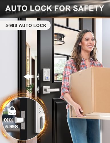 Tinewa Square Keyless Entry Door Lock