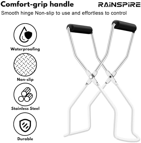 Rainspire Canning Jar Lifter Safe Efficient Kitchen Essential