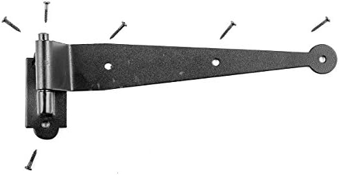 Sturdy Rust-Resistant Wrought Iron Shutter Hinges Durable and Easy to Install