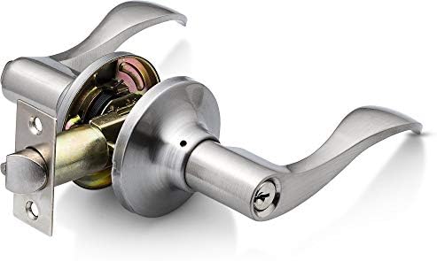 Reversible Door Handle Set with Keys
