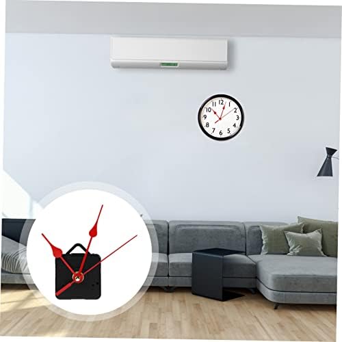 Red Silent Quartz Elegant Home Clock Hands Movement Set Easy to Install