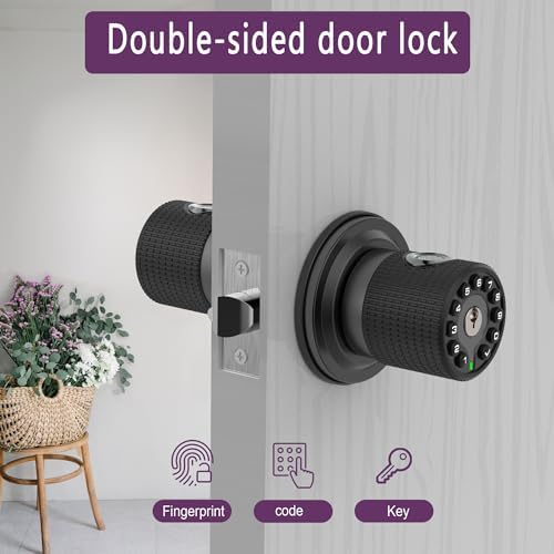 Two-Way Door Security with Fingerprint Keypad Entry