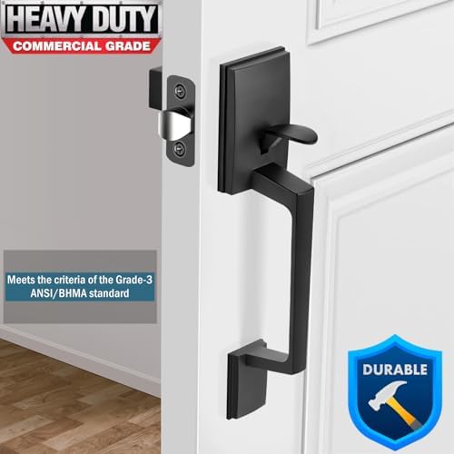 Vo XMude Front Door Handle Set for Exterior Doors