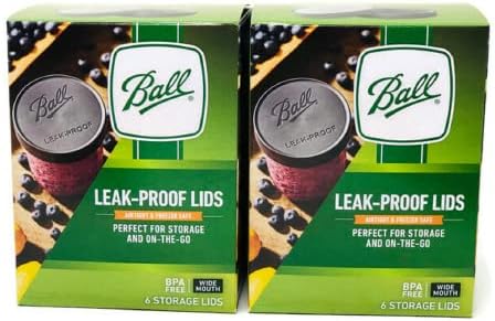 Ball Leak-Proof Plastic Lids for Glass Mason Jars