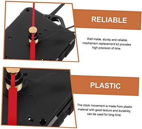 WOONEKY Plastic Clock Movement Kit for DIY Wall Clocks