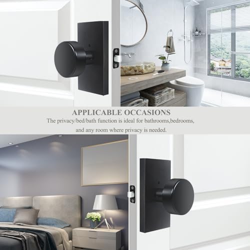 Matte Black Door Knobs