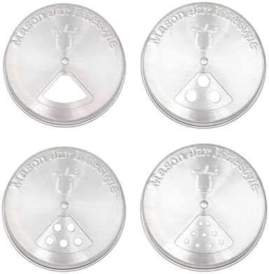 Adjustable 4-Pack Mason Jar lids