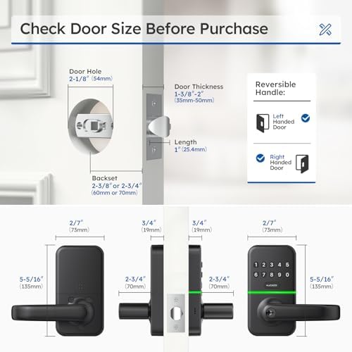 Secure Smart Door Lock with Keypad for Front Door