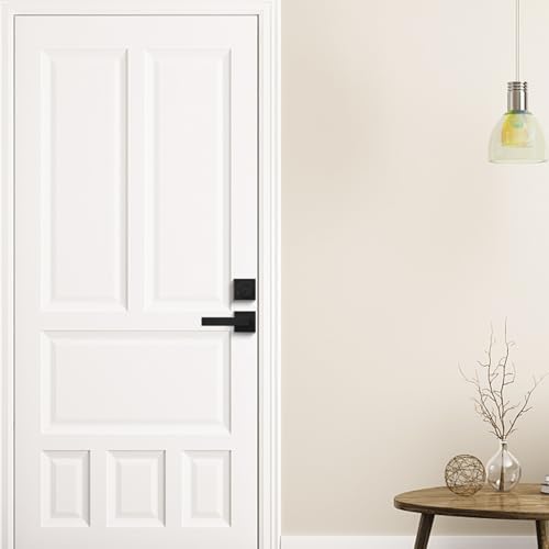 Haidms 2-Piece Black Exterior Door Lock Set