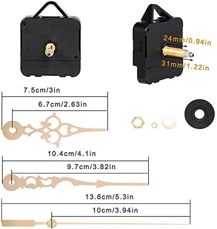 Precision 31MM Clock Movement Kit for DIY Wall Clocks