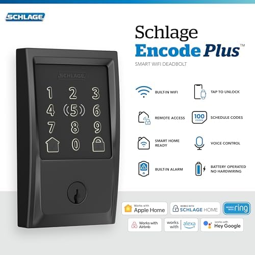 Schlag Encode Plus Smart Wi-Fi Door Lock