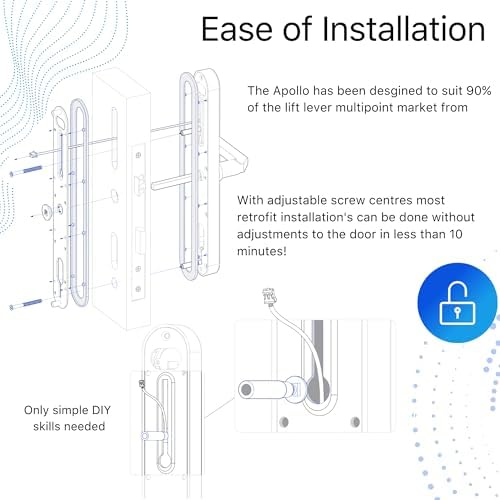 Blusafe Secure Keyless Door Handle