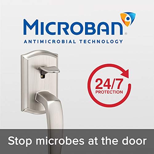 Front Door Handleset with Microban Protection