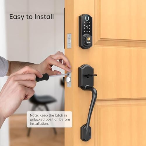 Secure Front Door Lock with Keyless Entry