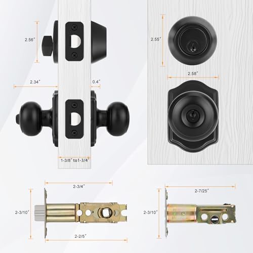 Unlock Your Home with the Haidms Exterior Door Knob Set