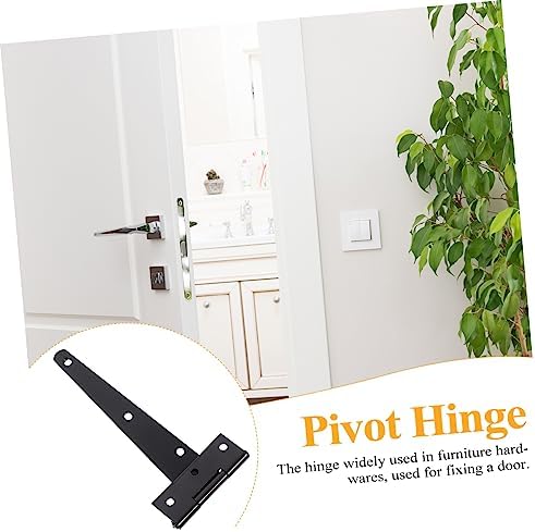 Two-Piece Heavy Duty Gate Hinges with Bi-Shape Design