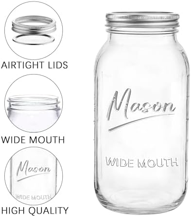 Mason Jars for Canning and Storage