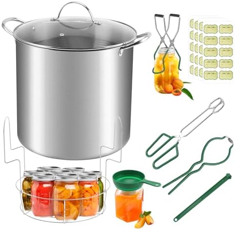 Perfect for Canning and Pickling Beginner-Friendly 215QT Canning Kit