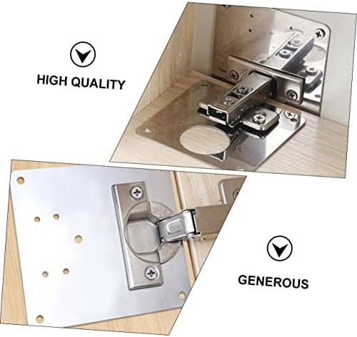 Sturdy Stainless Steel Hinge Repair Plates