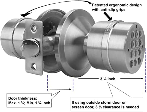 Secure Easy Door Knob for DIY