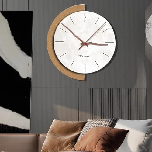 EMOON Replacement Clock Kit with Walnut Wood Hands