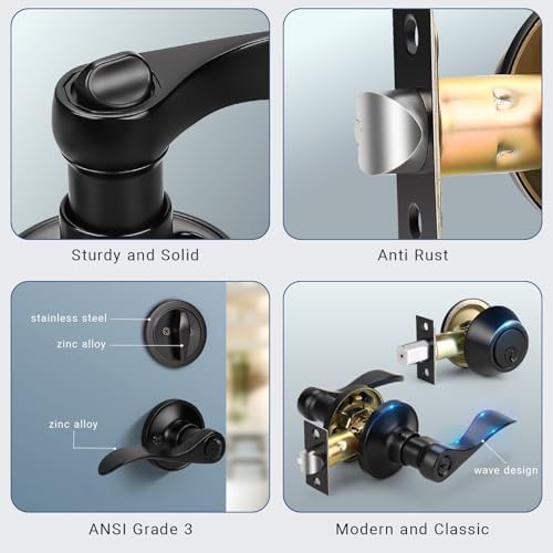 Sturdy Front Door Handle Set
