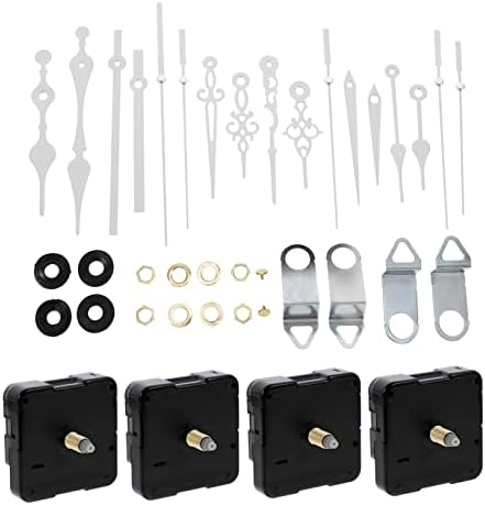 4 Set Plastic Wall Clock Hand Mechanism Kit with Fashionable Design